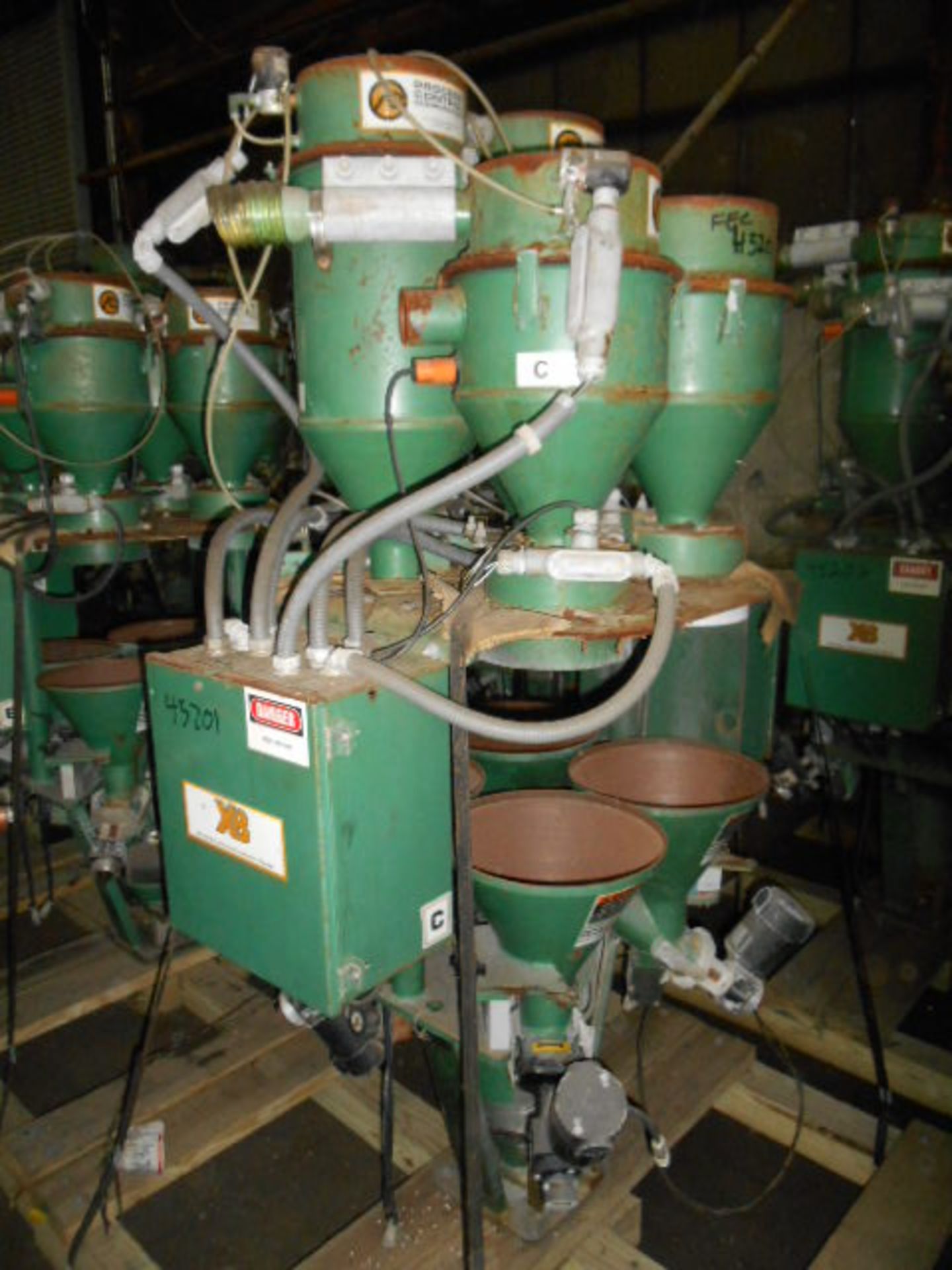 PROCESS CONTROL GRAVAMETRIC BLENDER / FEEDER, 4 MATERIAL