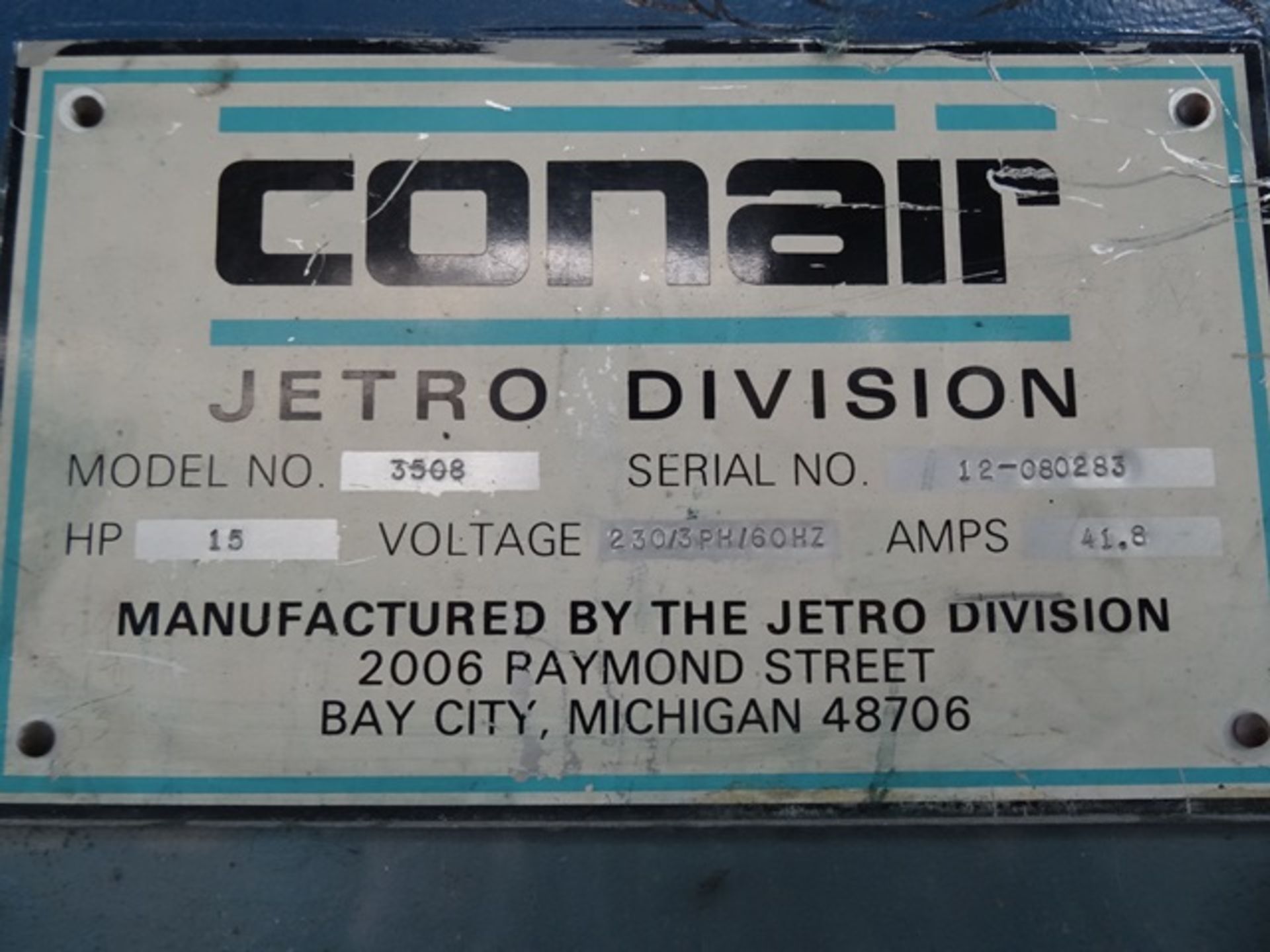 8" CONAIR PELLETIZER, MODEL 3508 - Image 15 of 15