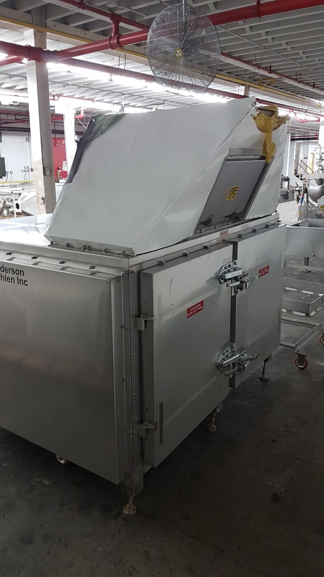 AndersonDahlen Oven, stainless steel construction, with (4) carts. - Image 11 of 20