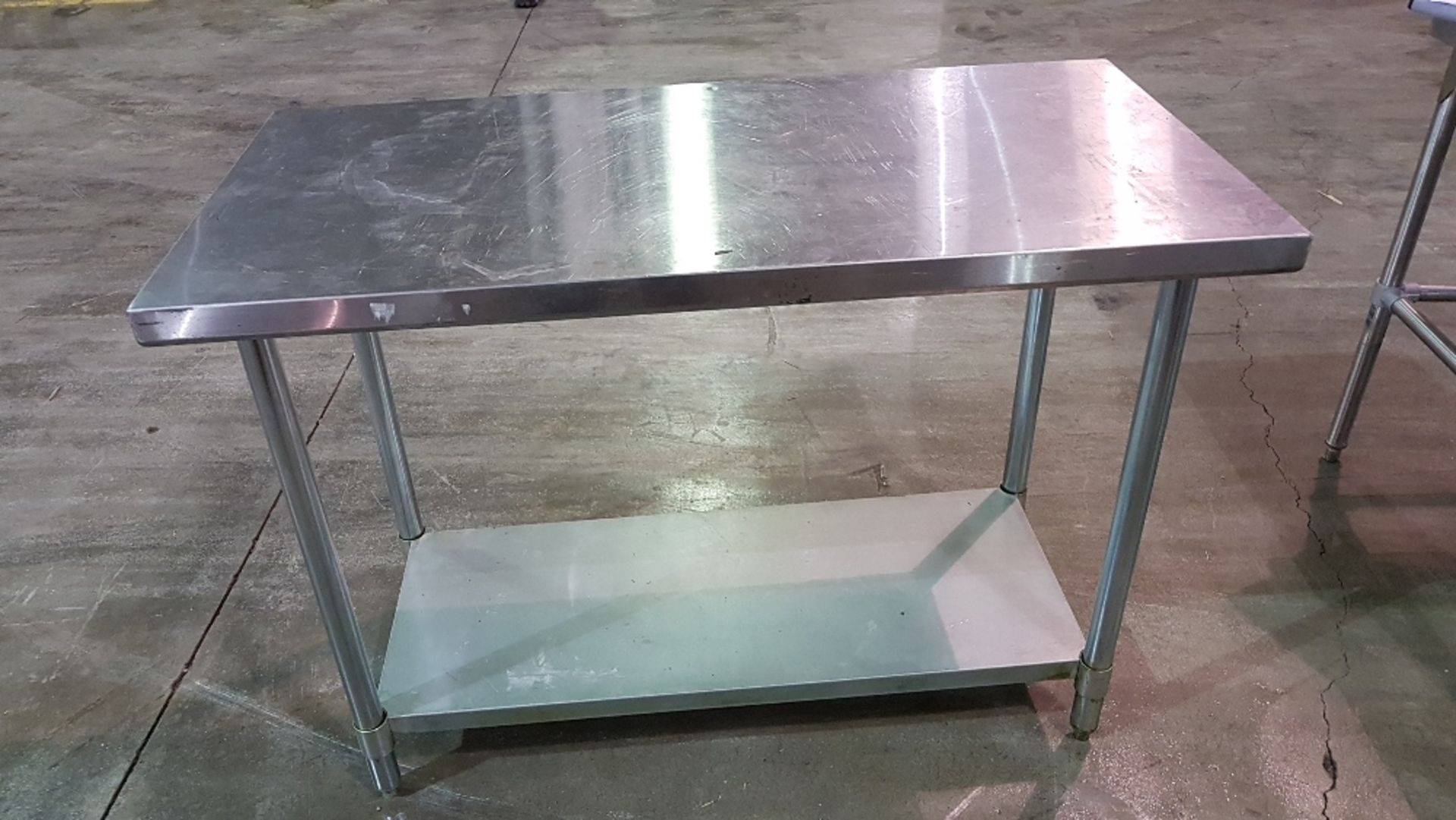 Used Stainless Steel Table, 48" x 24" x 34" high - Image 4 of 4