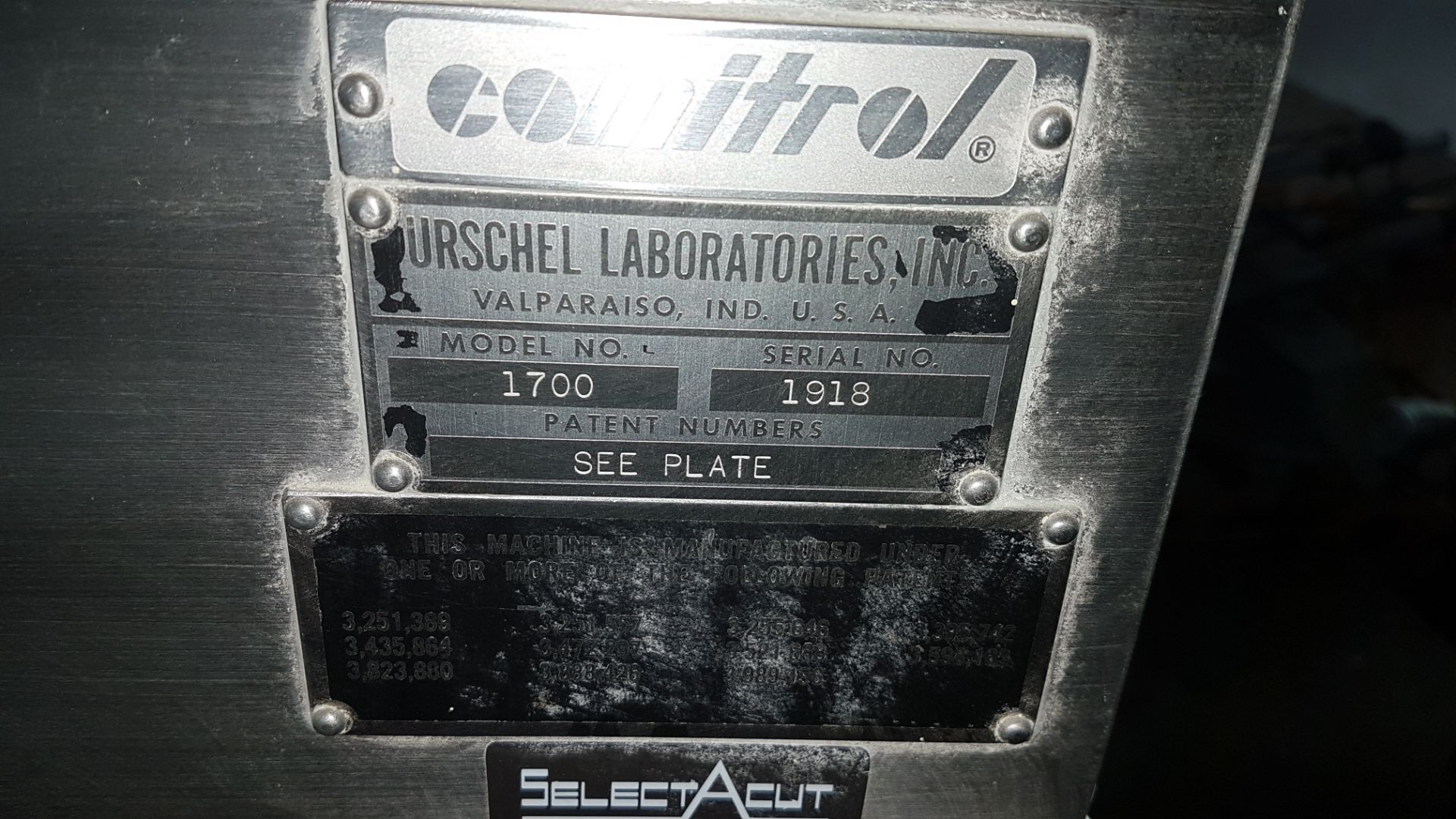 Urschel Comitrol Processor, Model 1700, serial number 1918 equipped with 10HP Pacemaker motor - Image 15 of 17