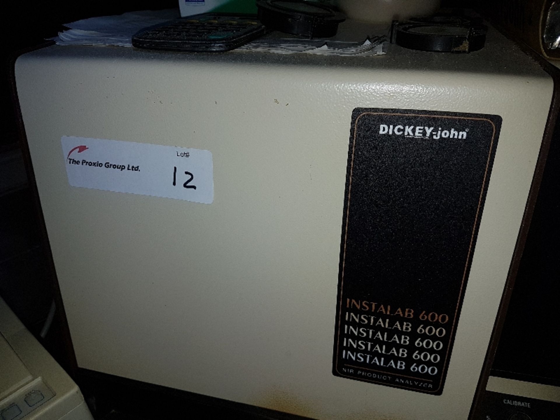 Dickey John Instalab 600 NIR Product Analayzer, cw: Printer, Near Infrared Analyzer, Part - Image 3 of 8