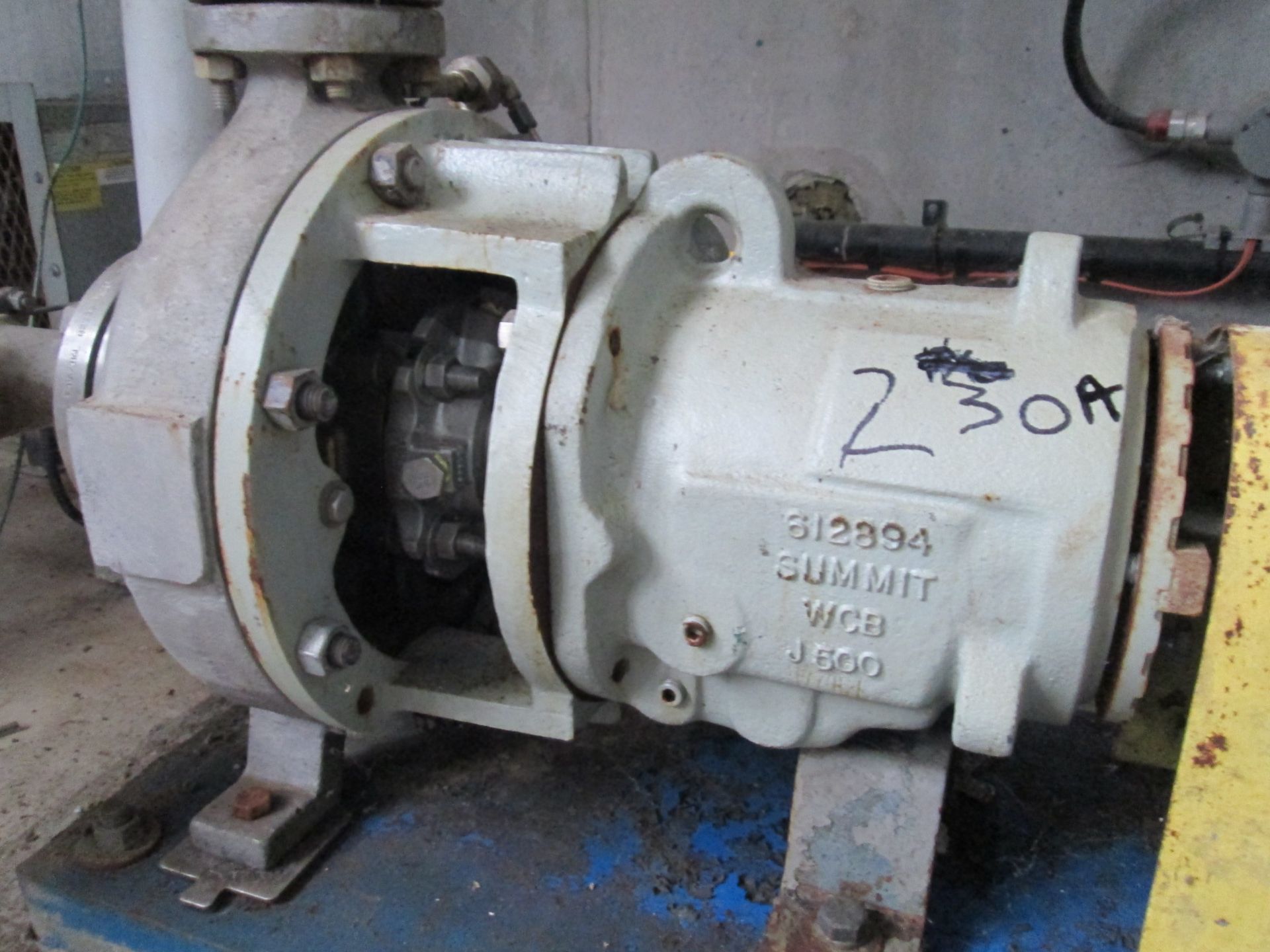 SUMMIT  Centrifugal Pump, WCB J600 number 612894 with a 30HP 575v pump. Brochure - Image 2 of 8