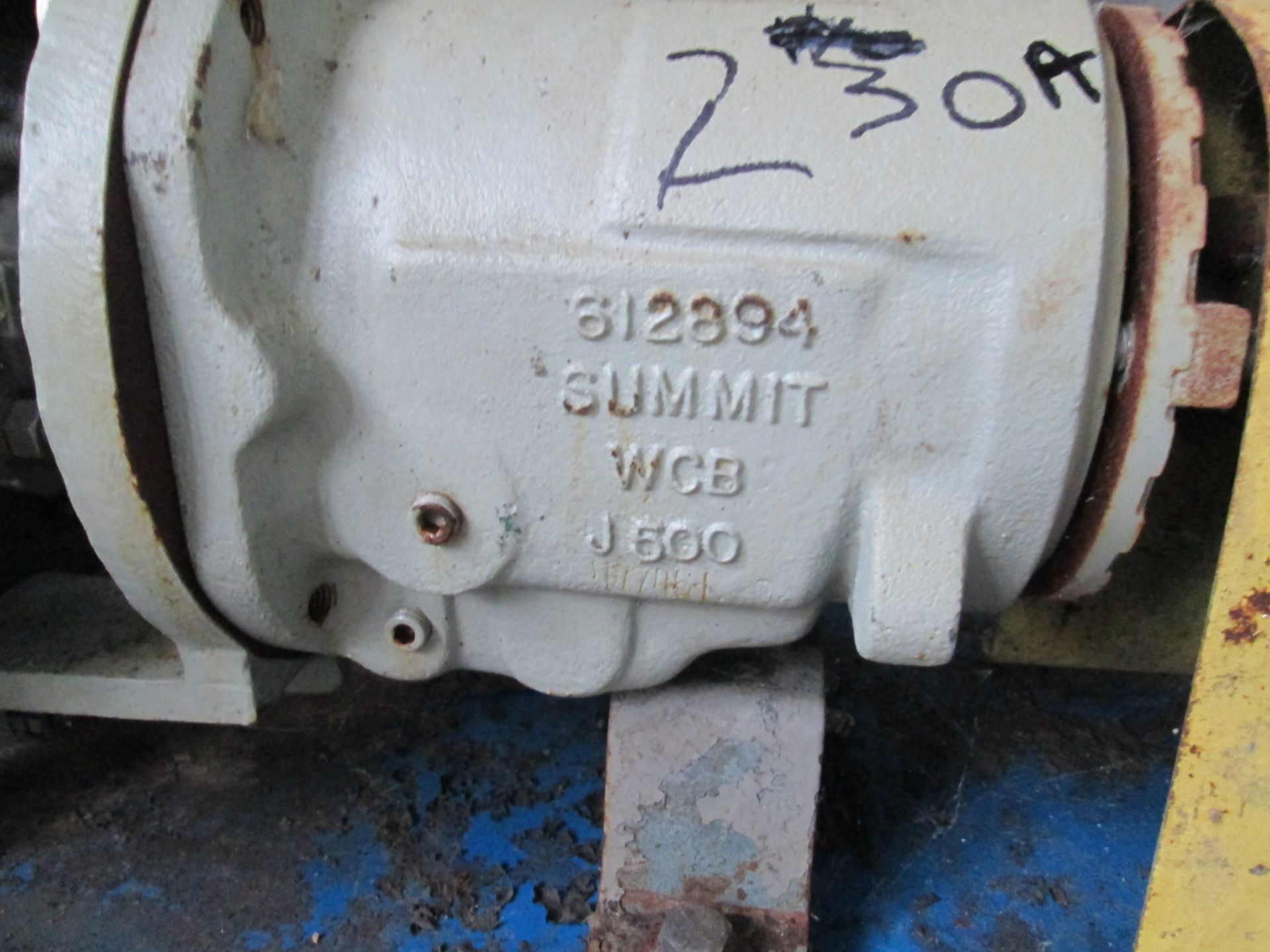 SUMMIT  Centrifugal Pump, WCB J600 number 612894 with a 30HP 575v pump. Brochure - Image 3 of 8