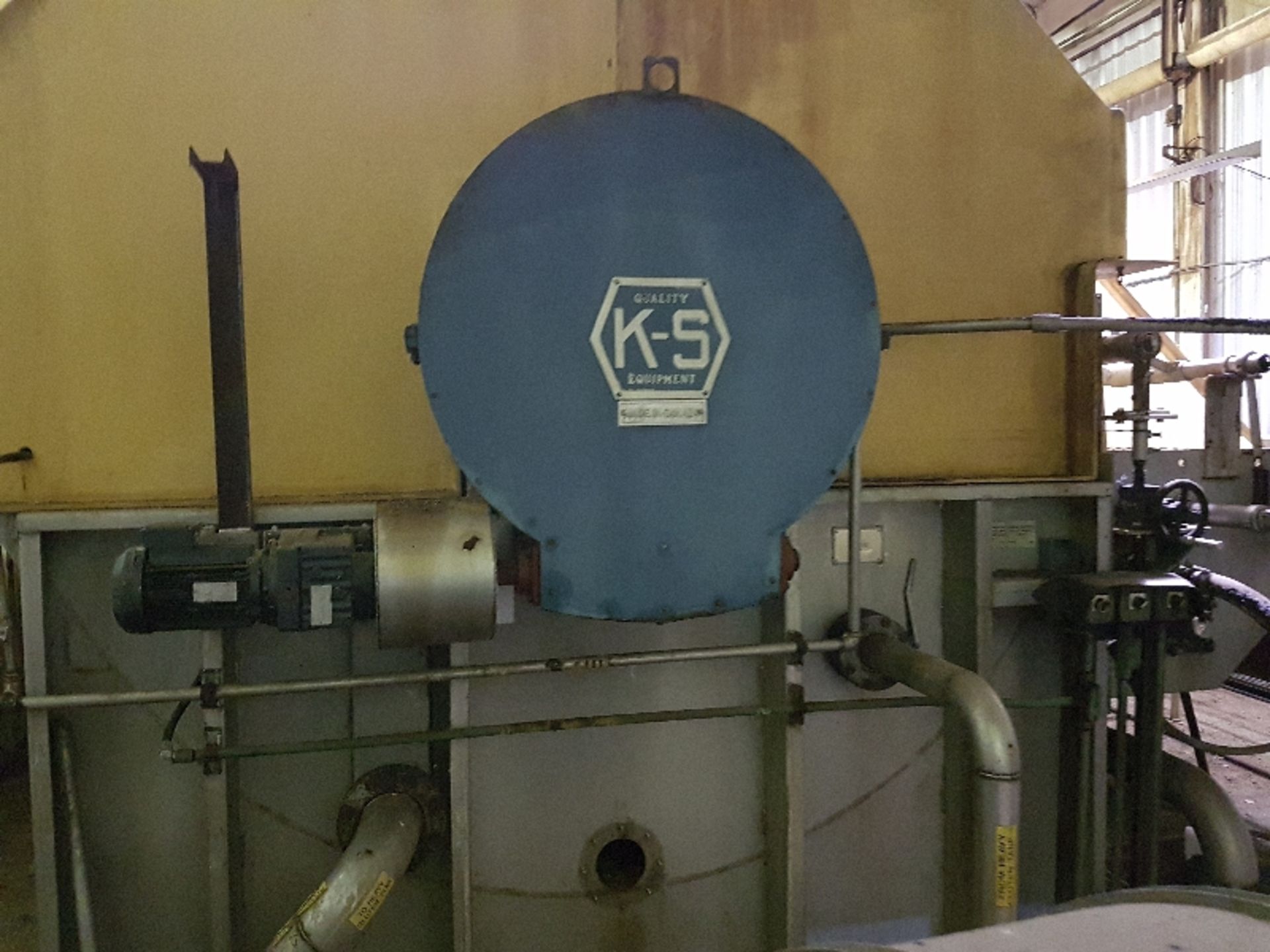 Komeline Sanderson Rotary Vacuum Filter, Stainless Steel, 10ft diameter x 216" wide drum. 3HP/575v - Image 11 of 22