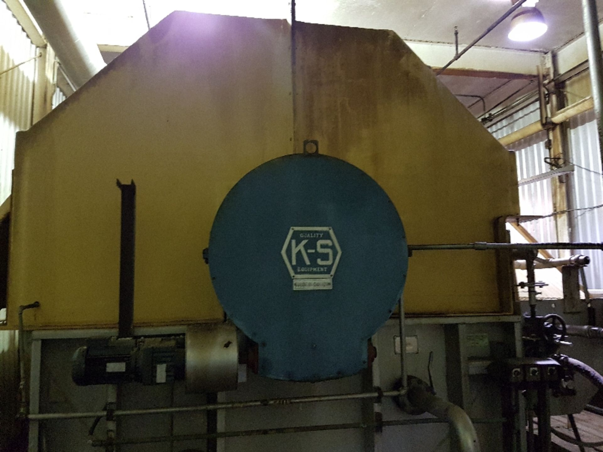 Komeline Sanderson Rotary Vacuum Filter, Stainless Steel, 10ft diameter x 216" wide drum. 3HP/575v - Image 10 of 22