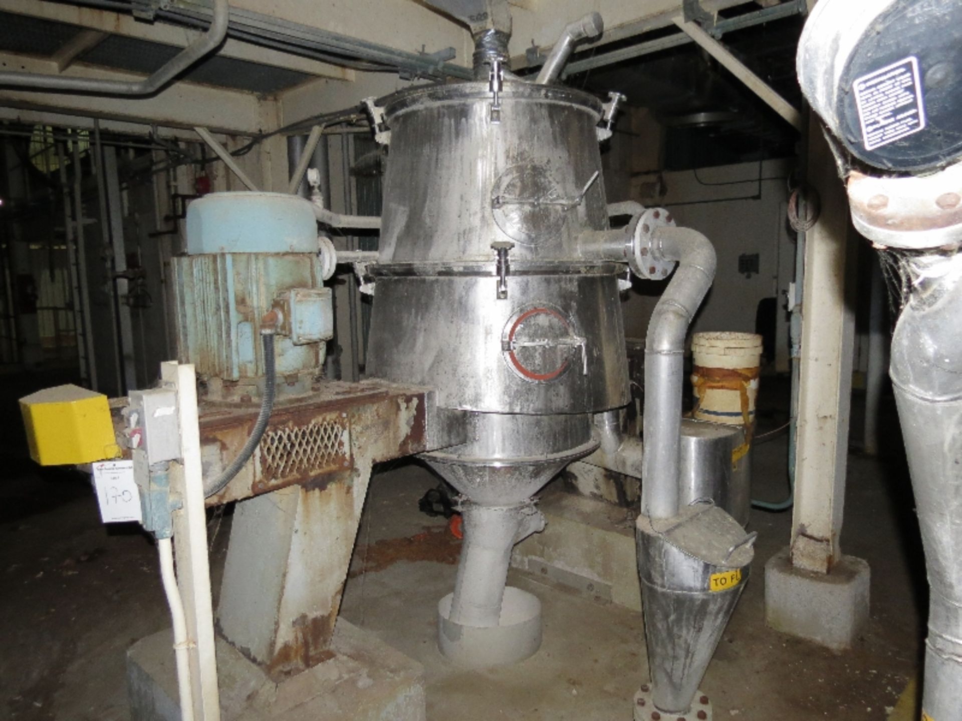 Stainless Steel Germclino, 25HP (approx) motor, with Hydraulic pump - Image 2 of 3