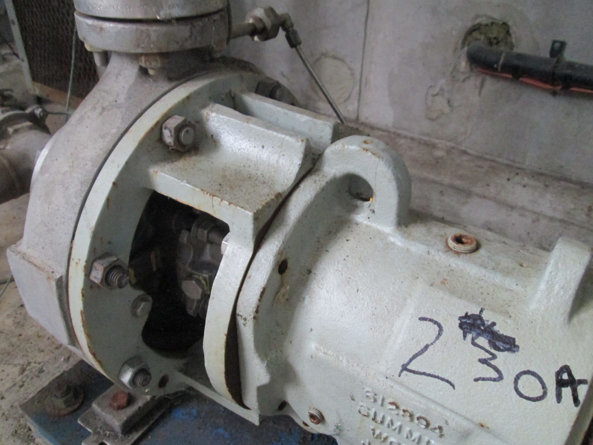 SUMMIT  Centrifugal Pump, WCB J600 number 612894 with a 30HP 575v pump. Brochure - Image 6 of 8