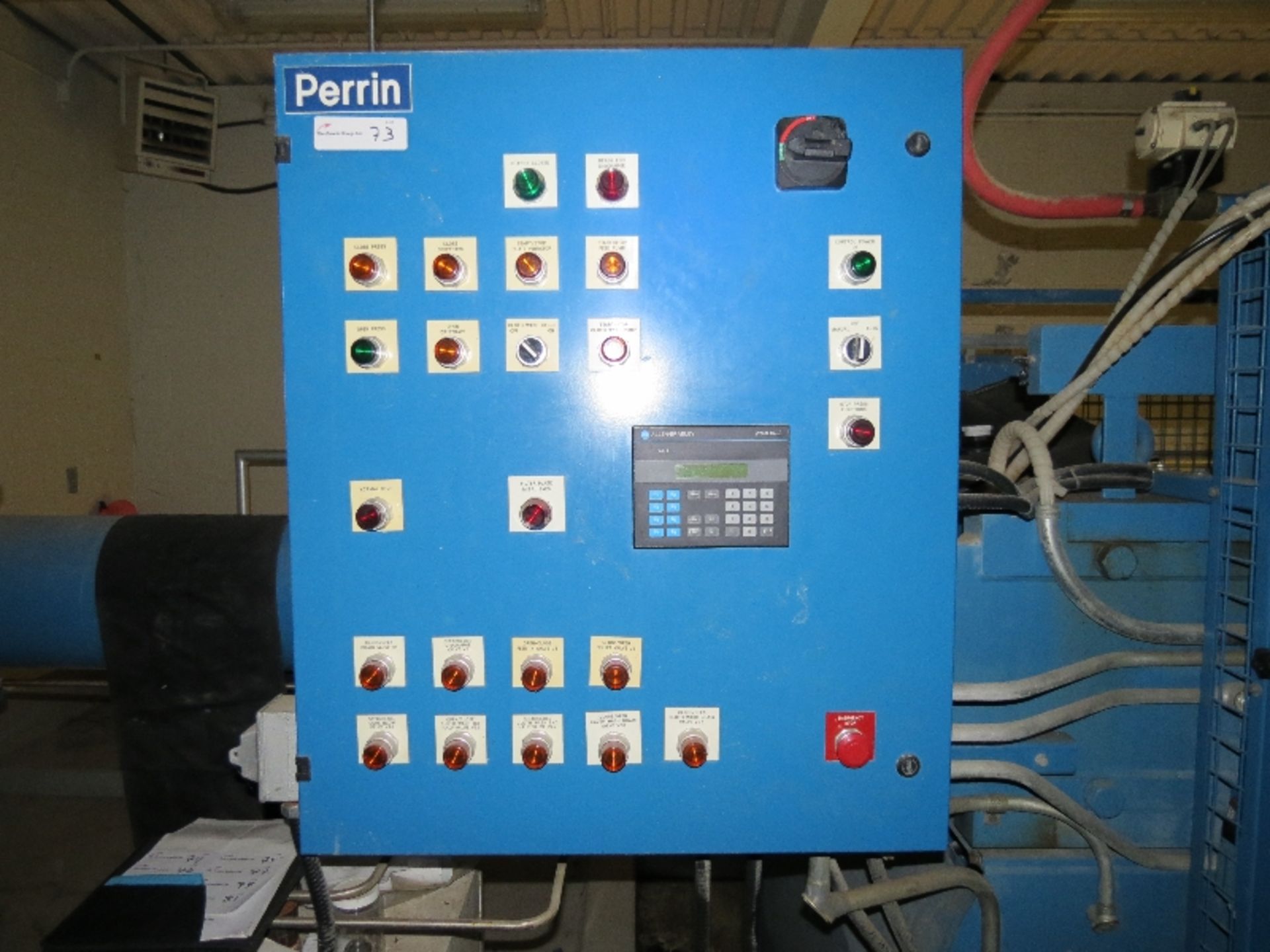 1000mm Perrin Filter Press, fully automatic, with (16) 1000mm x 1000mm recessed non-gasketed - Image 2 of 11
