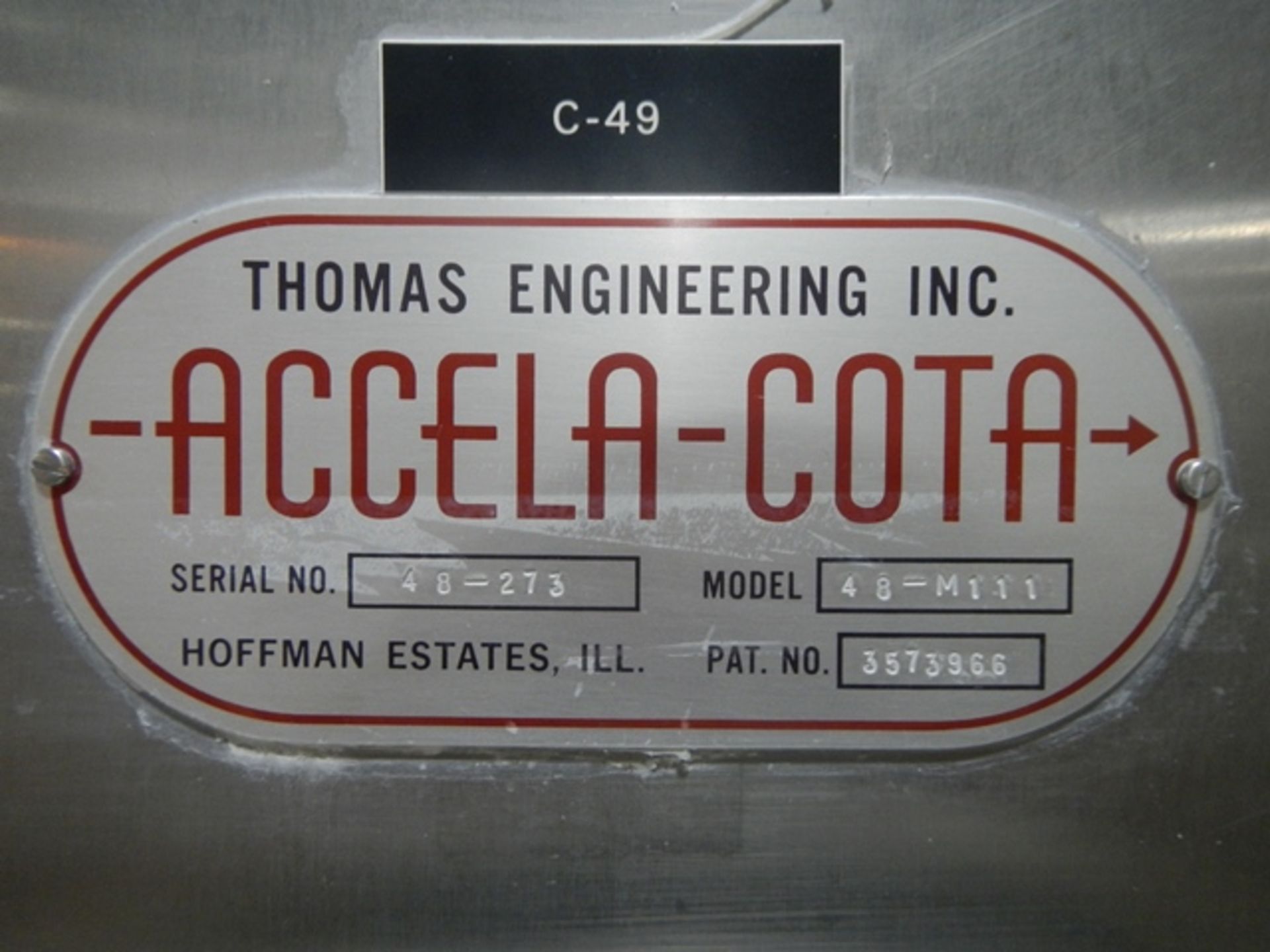 48" Thomas Engineering Accela Cota coating pan - Image 13 of 19