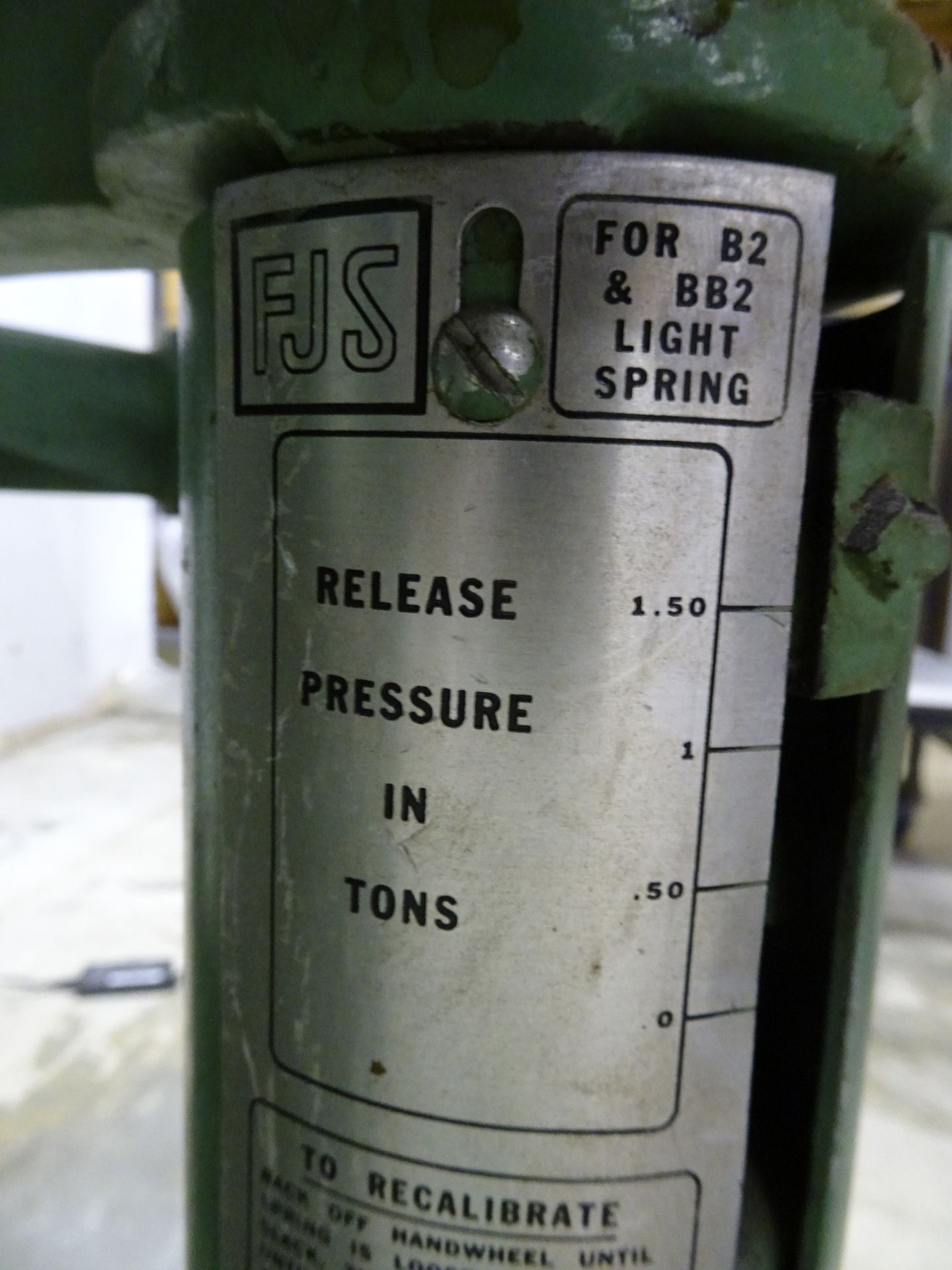 F.J. Stokes BB2 Tablet Press, Model 313-1 s/n T42054 1.5 Ton 24 Station Turret, (2) Feed Stations - Image 9 of 9