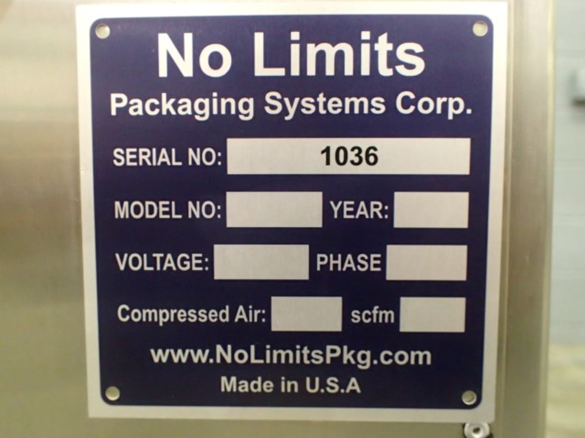 36" No Limits Packaging Accumulation Table, S/S - Image 2 of 7