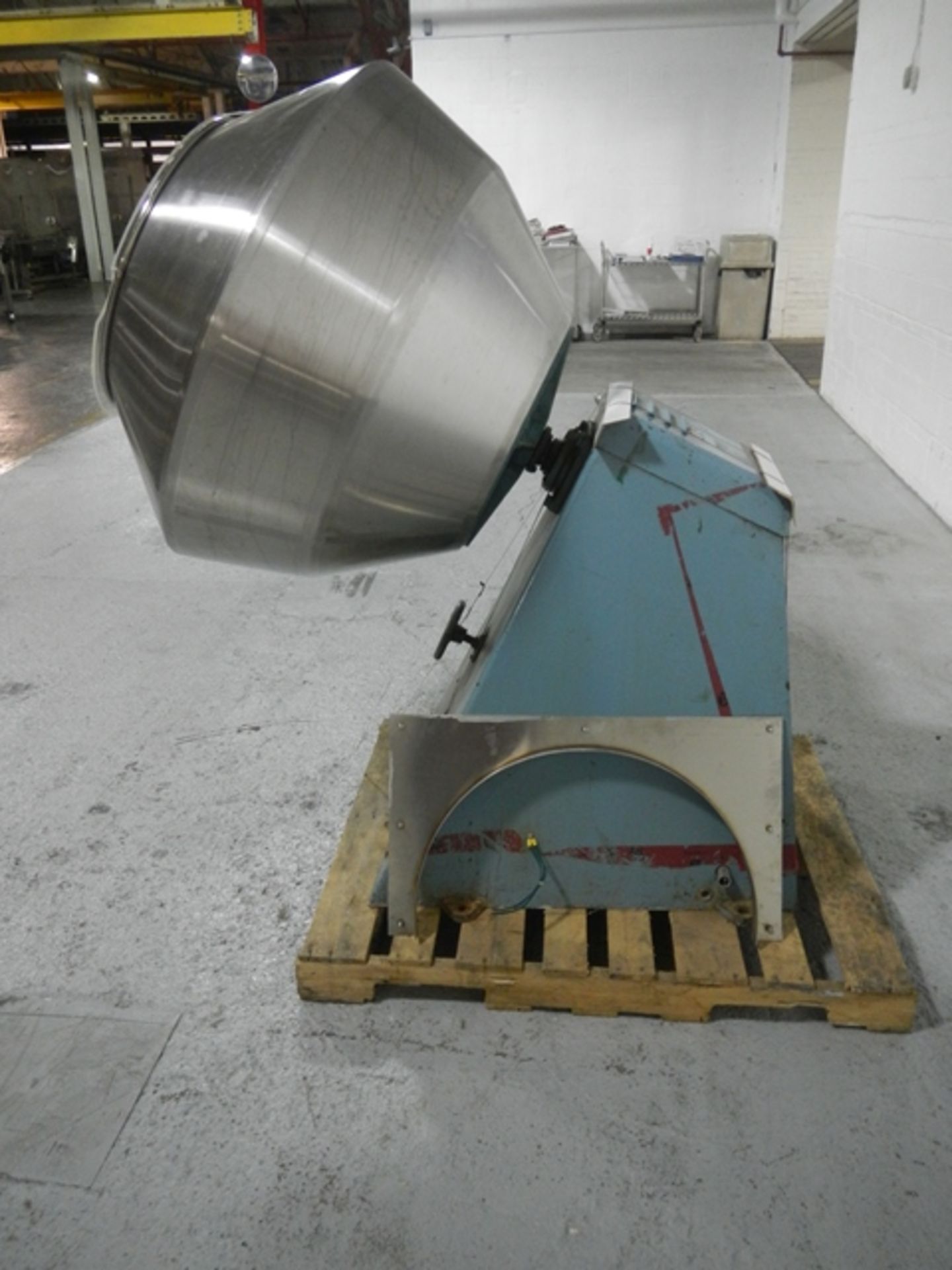 42" Century coating/polishing pan, stainless steel pan - Image 4 of 7