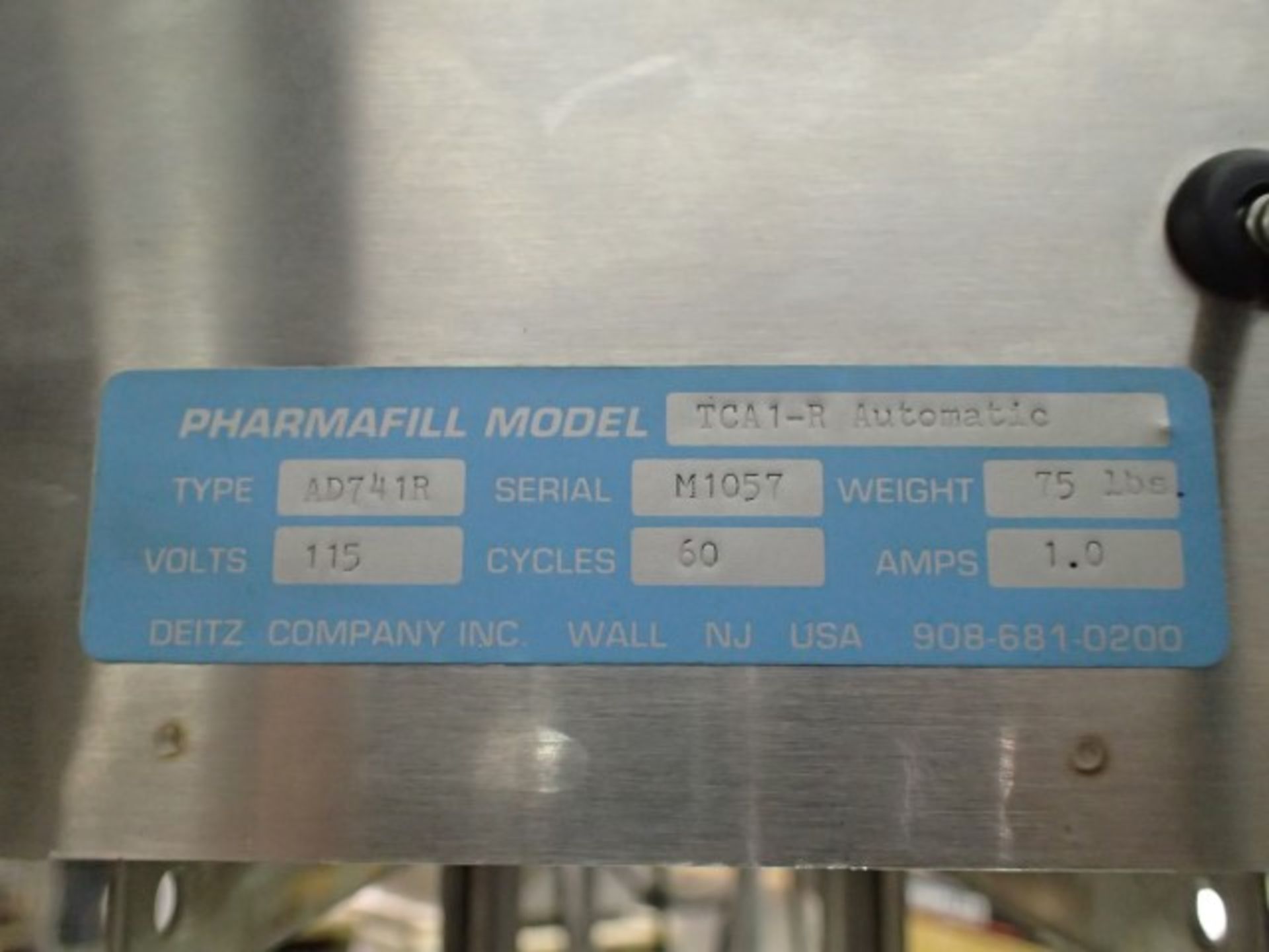 Pharmafill Tablet Counter, Model TCA1R - Image 2 of 10