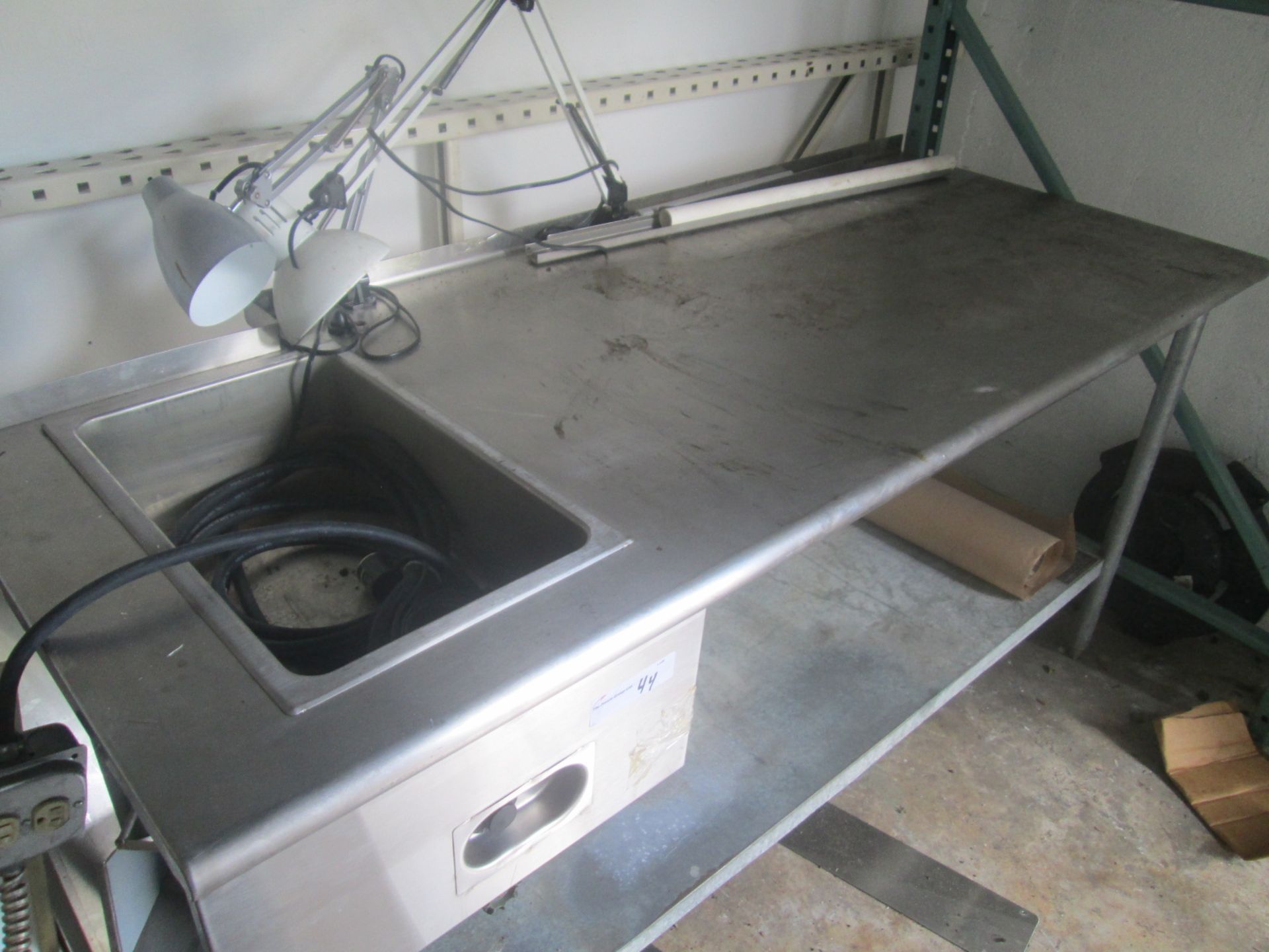 Stainless Steel Table with Bain Marie