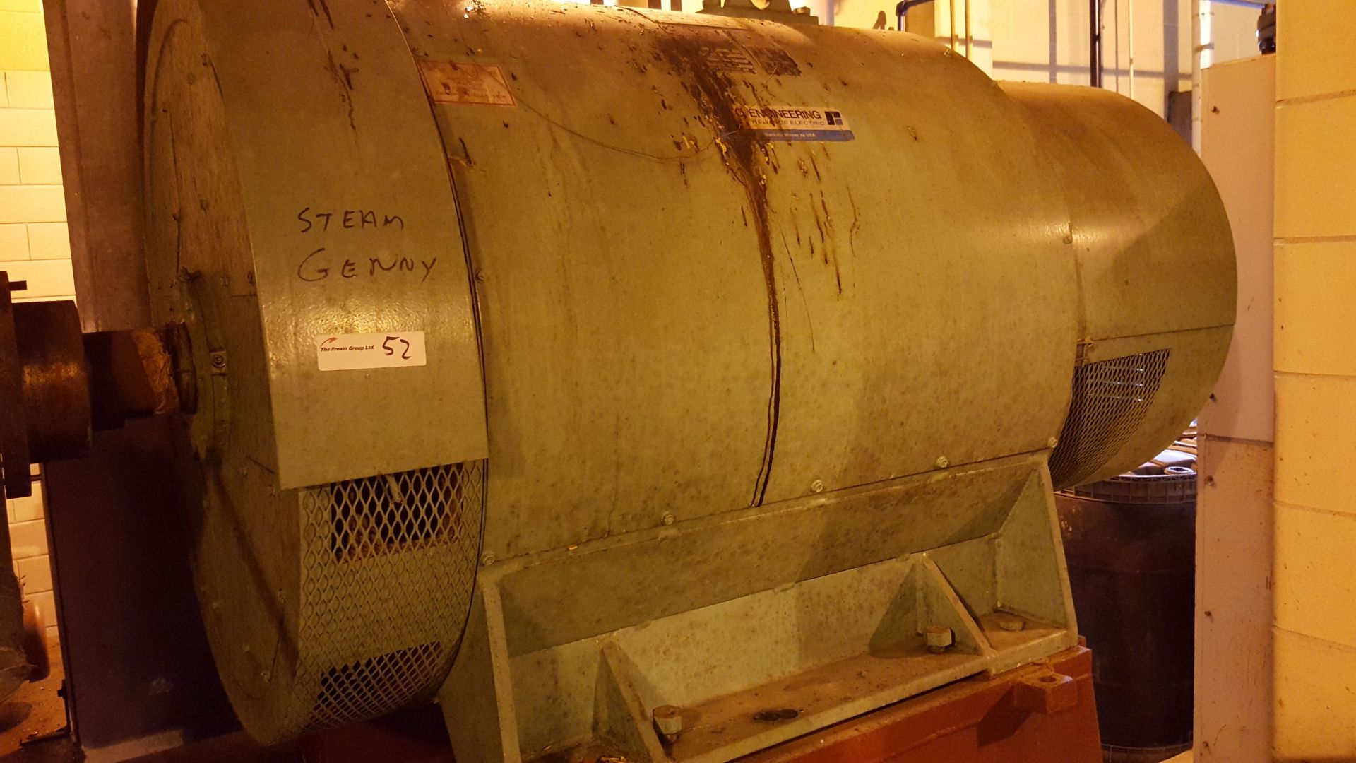 Turbodyne 900Kw Steam Powered Electric Generator, Turbodyne model 37521 - Image 20 of 26