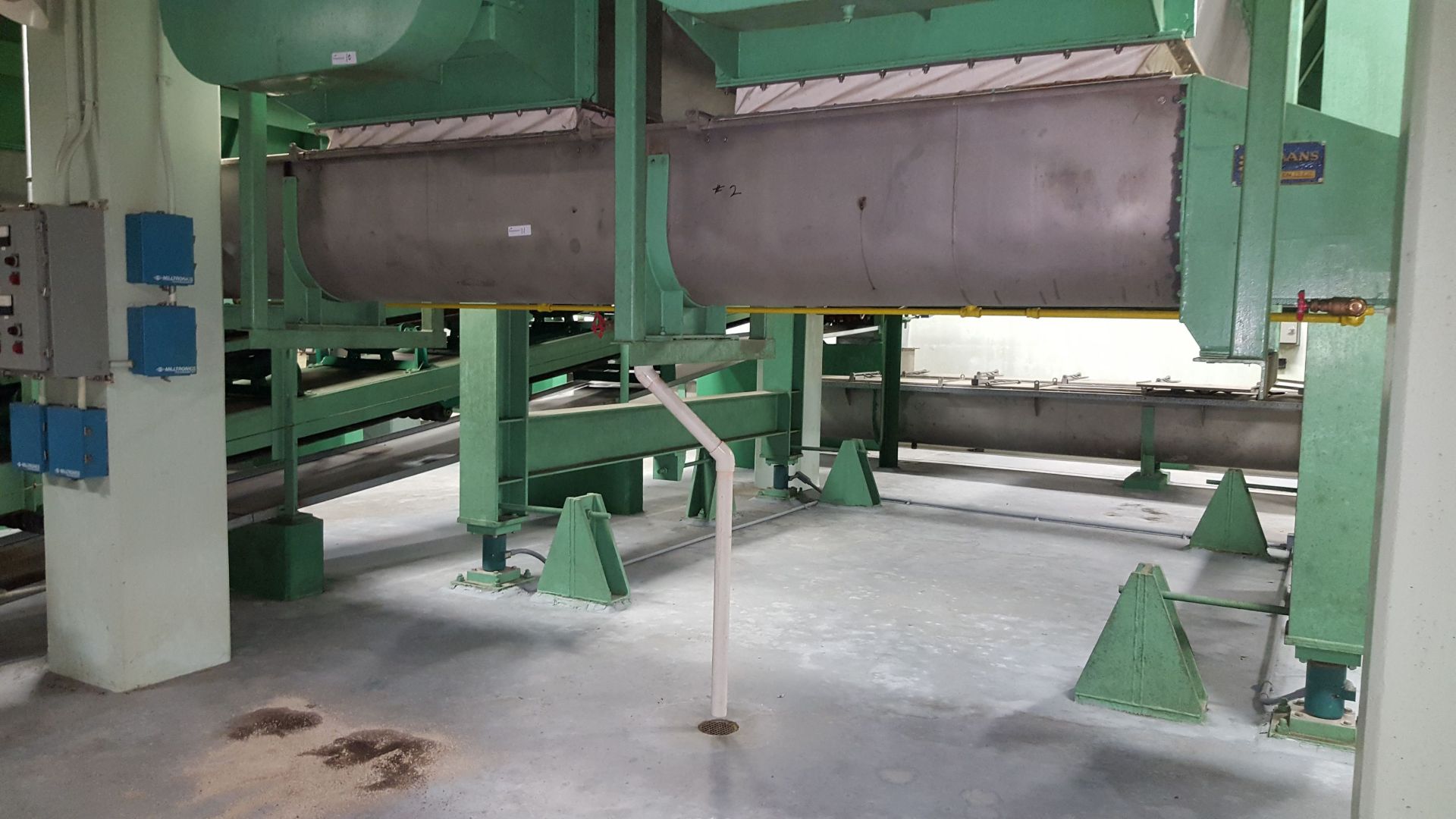 Asdor Ltd. Stainless Steel Screw Conveyor 17' long x 22" ,