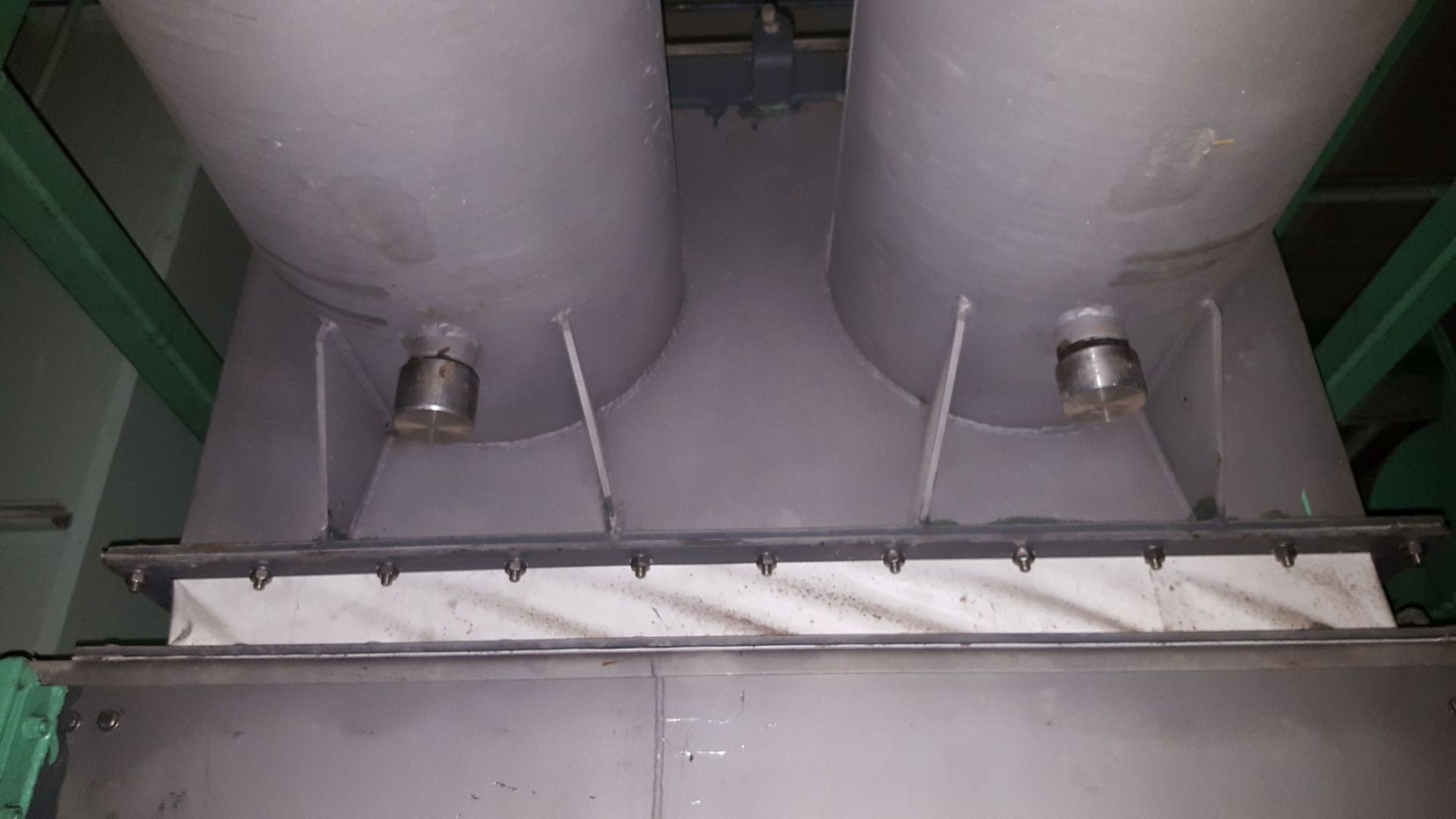 Set ASDOR Twin Stainless Steels Screw Conveyor Pans 20" x 18' - Image 11 of 15