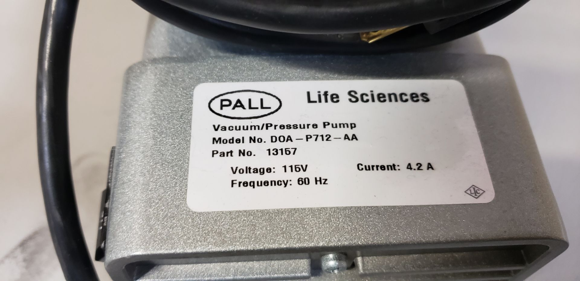 Pall Vacuum Pump - Image 2 of 5