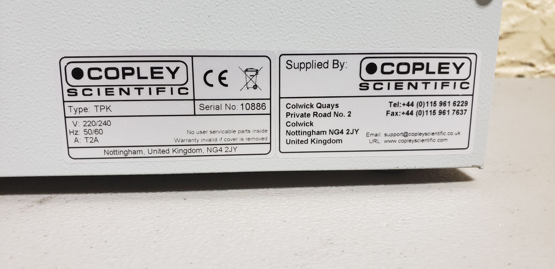 Copley Scientific Critical Flow Controller - Image 5 of 7