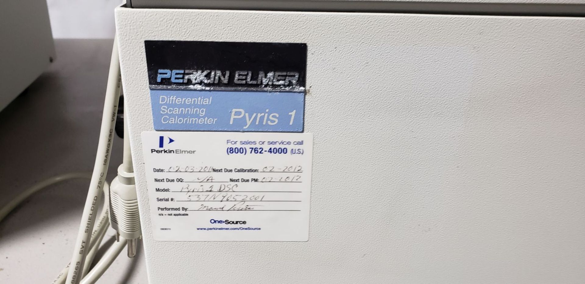 Perkin Elmer Pyris 1 Calorimeter - Image 7 of 34