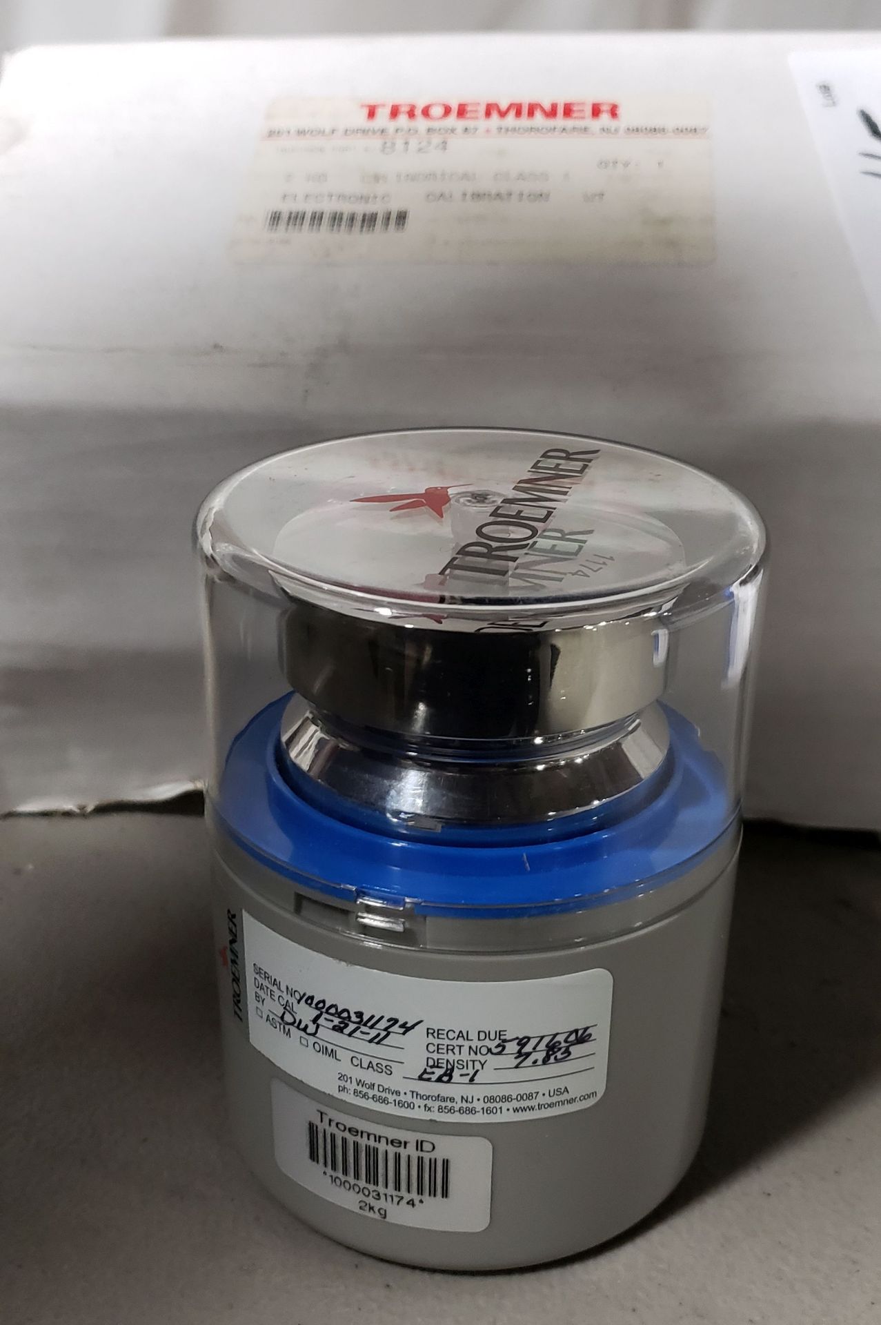 Troemner 2KG Calibration Weight