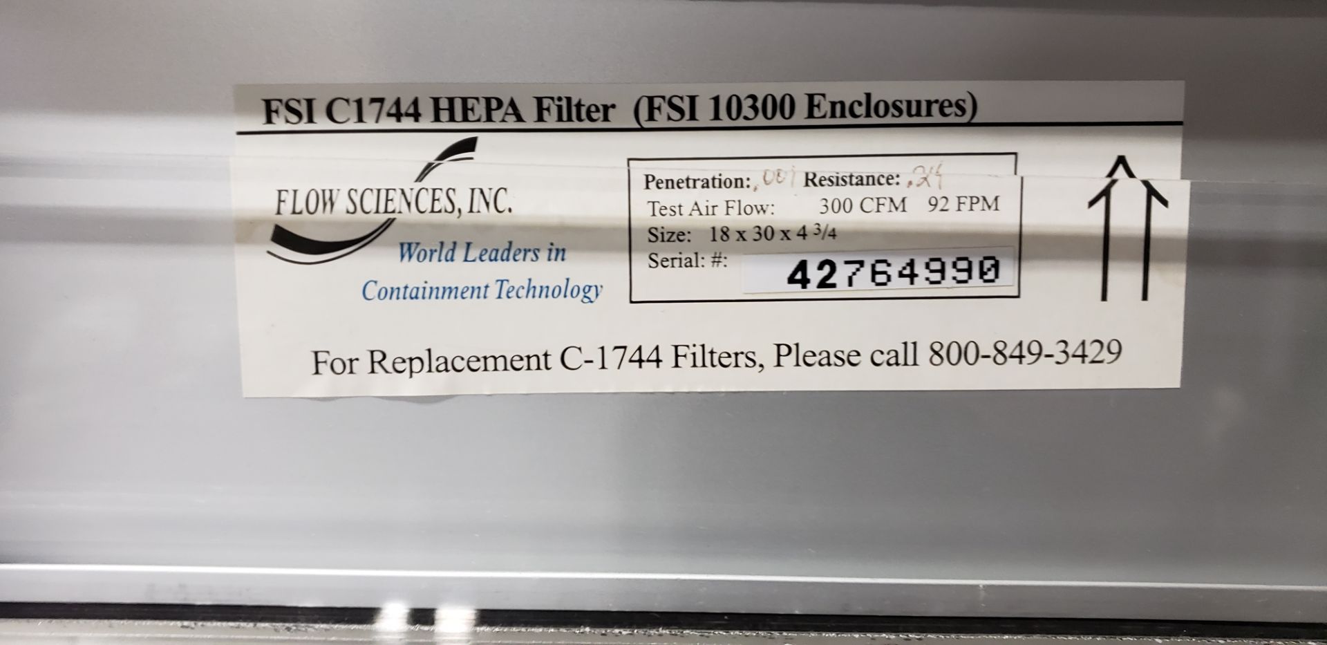 Flow Sciences Hepa Filter Lab Hood - Balance Enclosure - Image 4 of 10