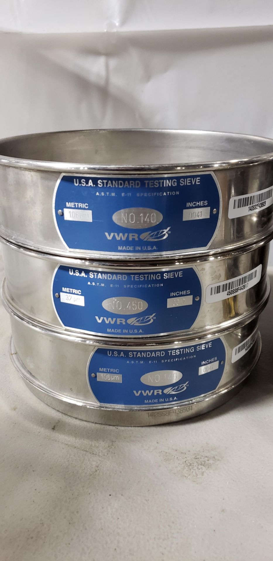 Lot of 17 USA Standard Test Sieves - Image 6 of 6