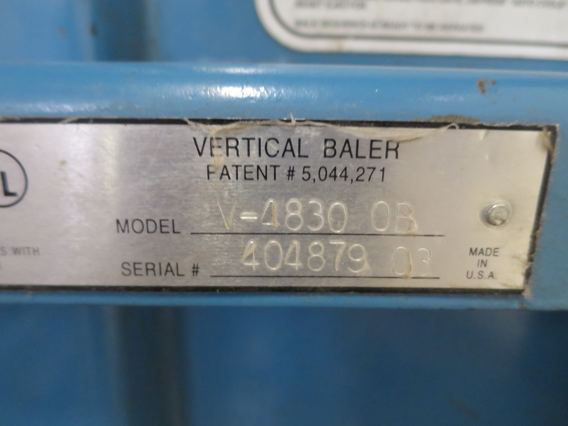 Vertical Baler - Image 2 of 2