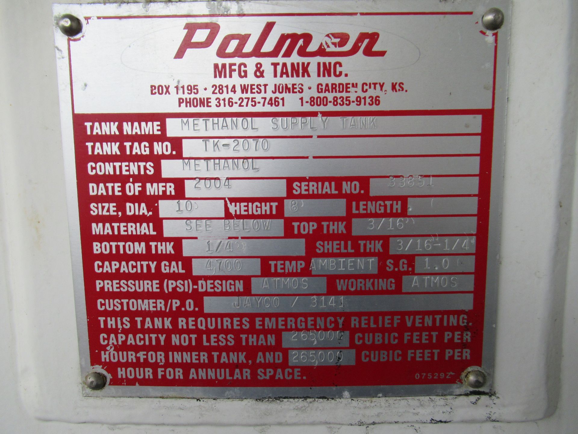 4700 Gal Storage Tank - Image 5 of 6