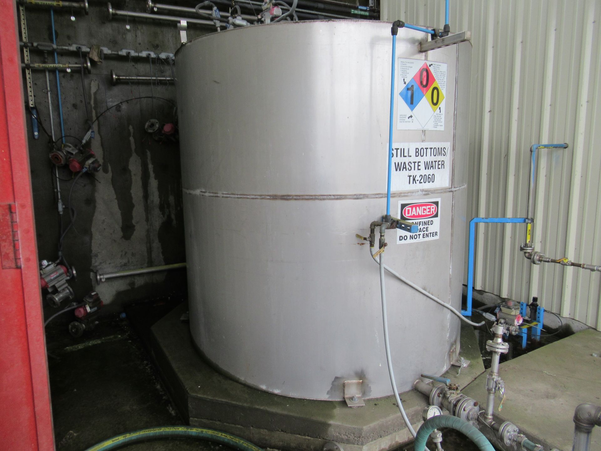 1800 Gal Stainless Tank - Image 2 of 3