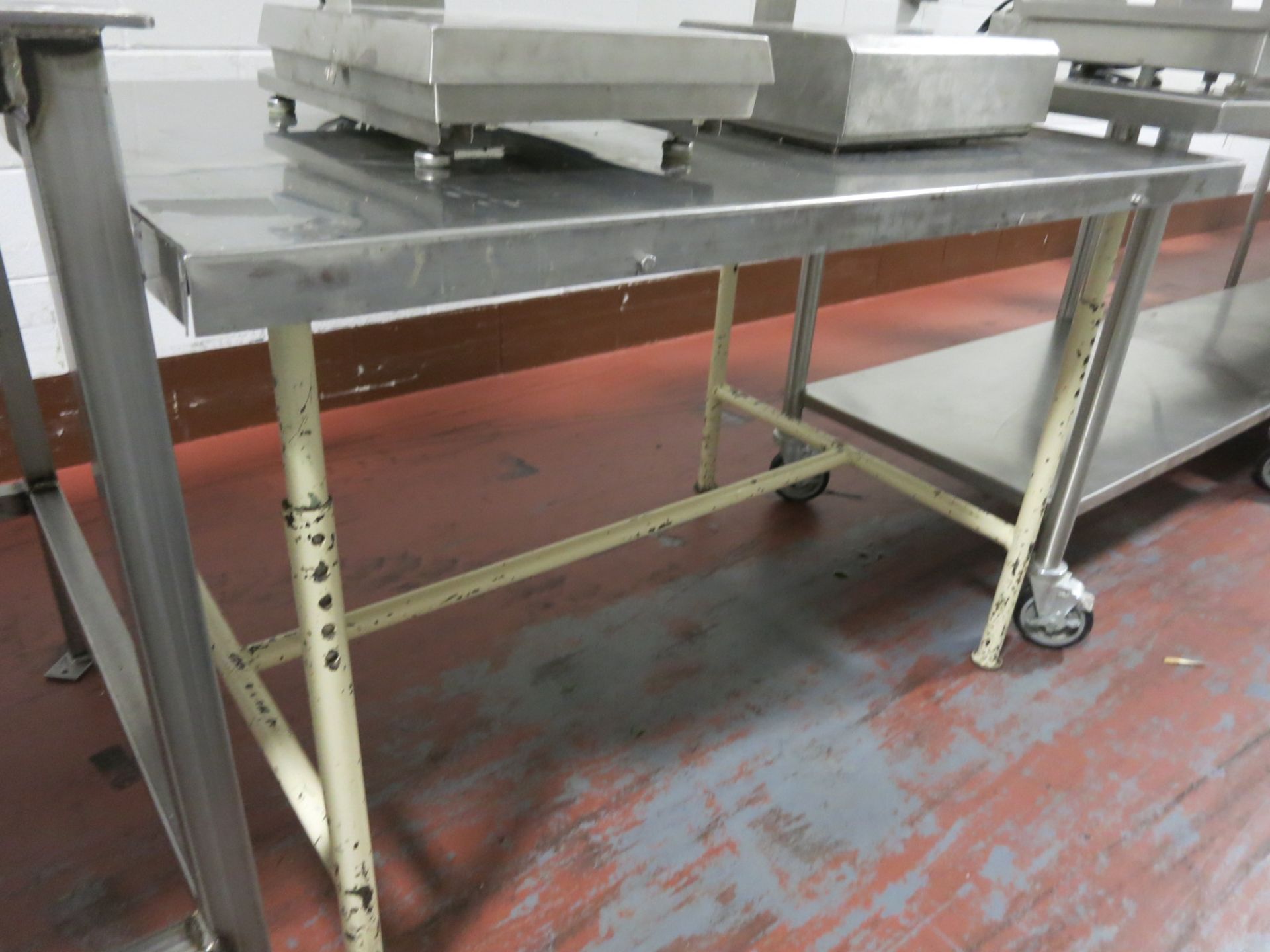 Stainless Top Table - Image 2 of 2