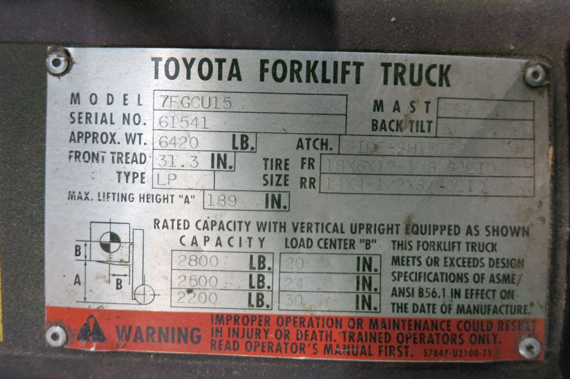 Forklift Truck - Image 5 of 5