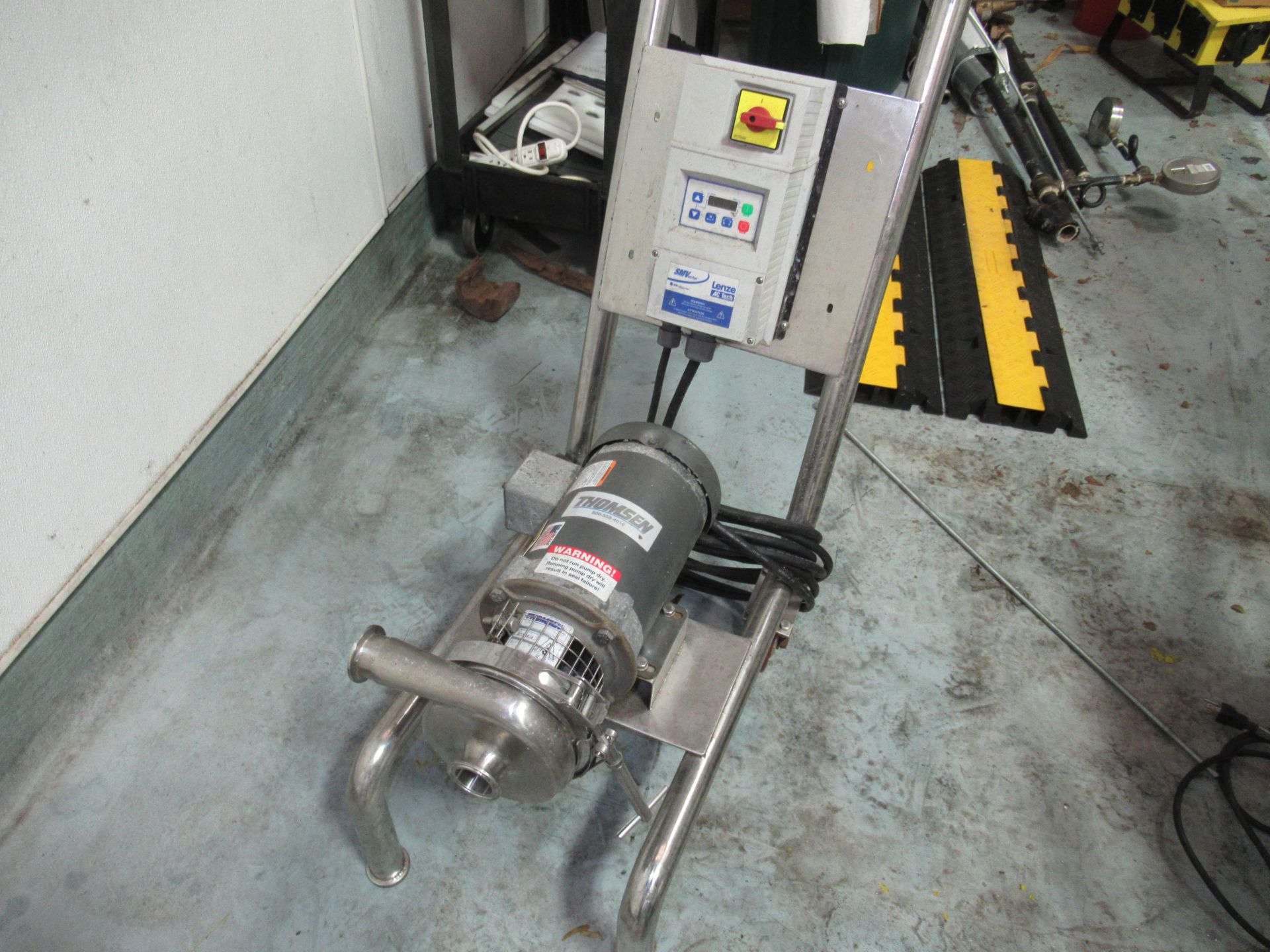 Thomsen portable stainless sanitary pump