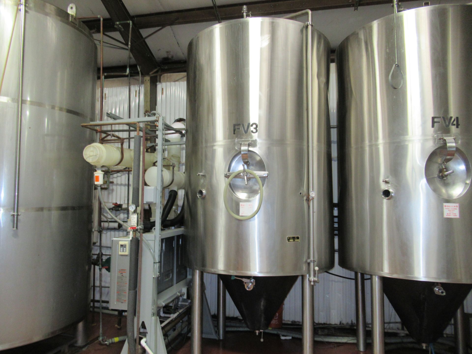 Stainless Steel Specialists 30 BBL Stainless Steel Cone Bottom jacketed fermenter - Image 3 of 4