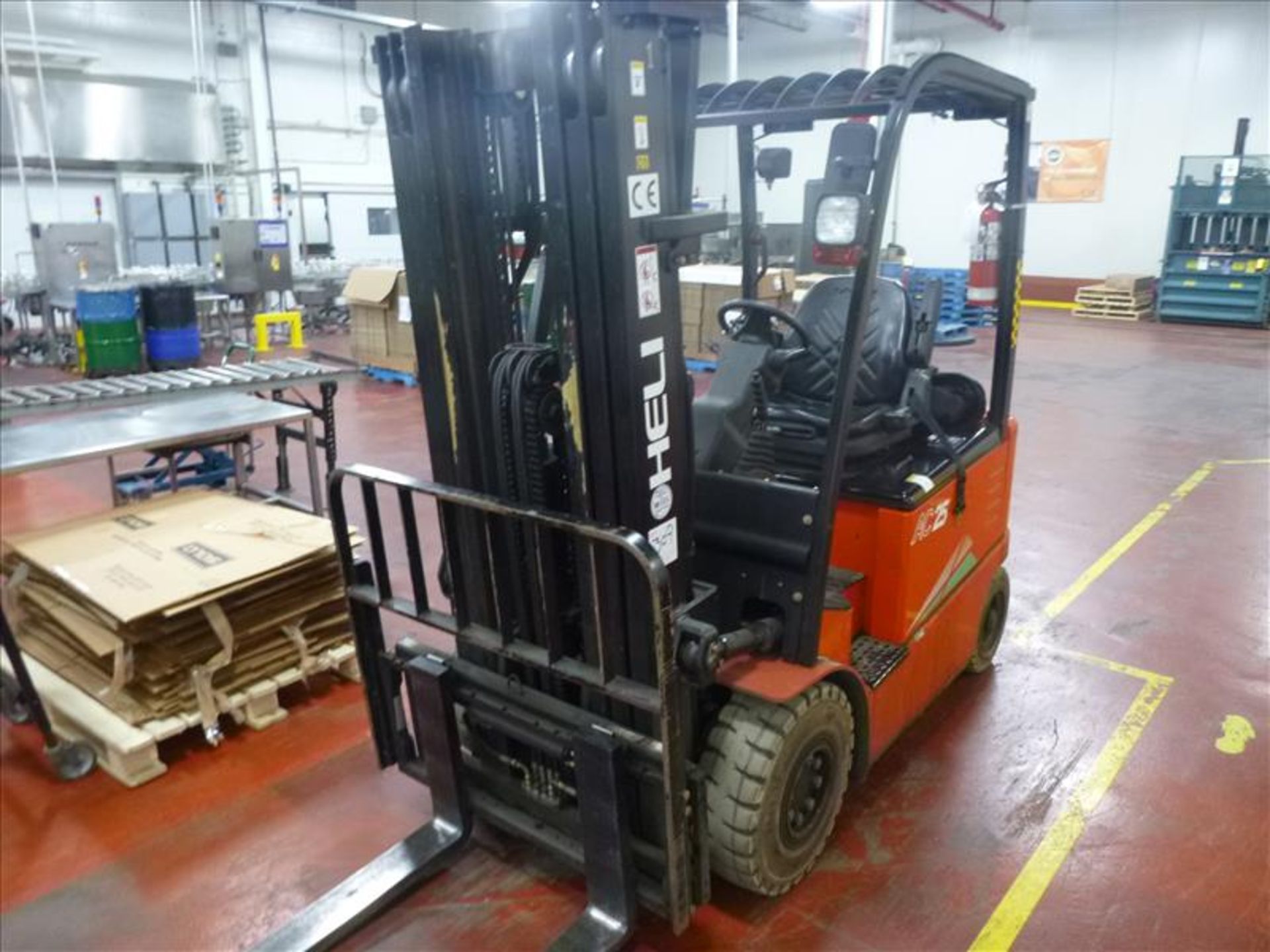 Heli AC25 electric forklift truck, model CPD25, ser. no. 050251G8459, 4512 lbs. cap. @ 24" load - Image 2 of 6