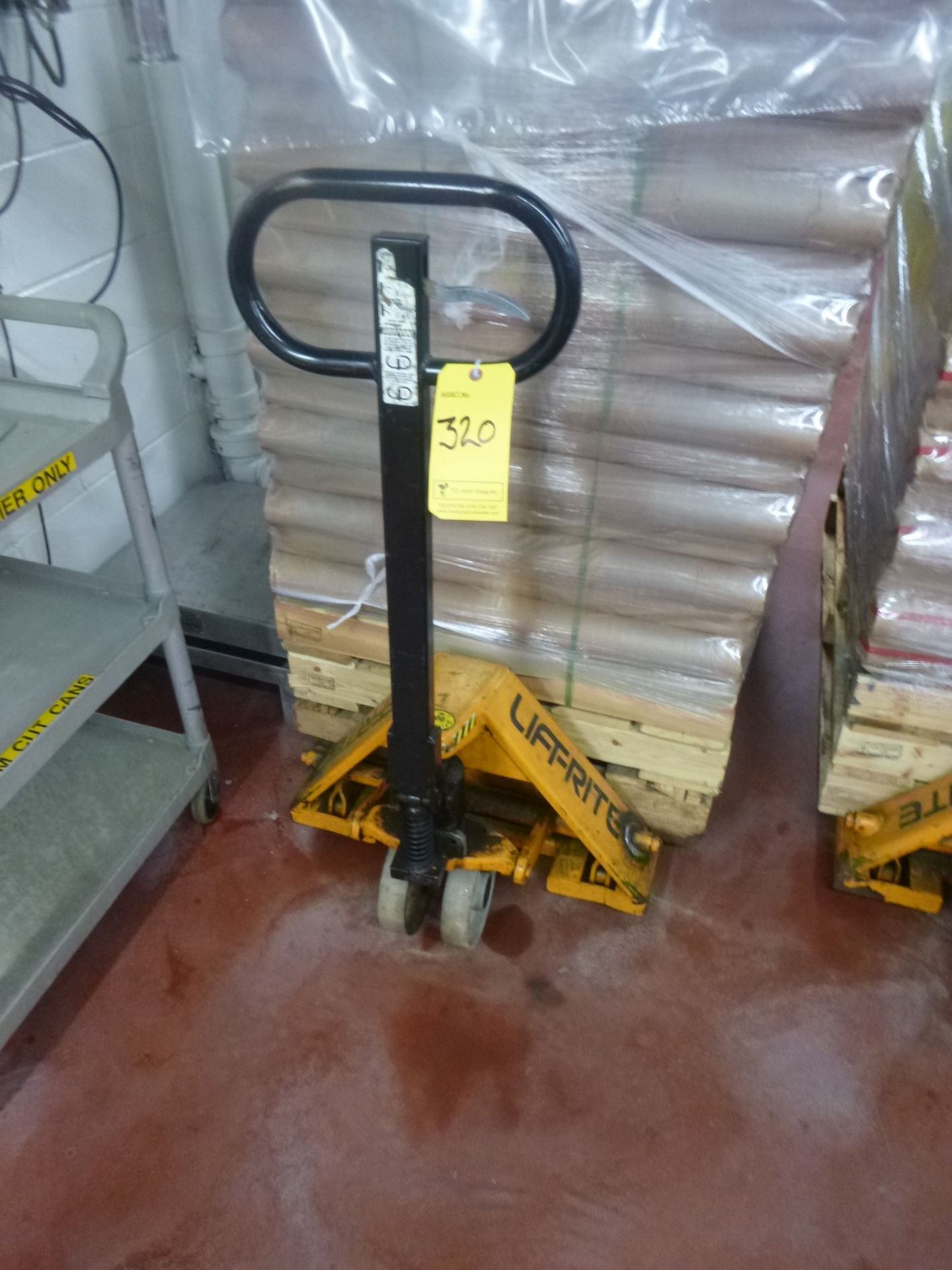 Lift-Rite pallet truck (Restricted Removal: Not available for removal until after May 1st.)