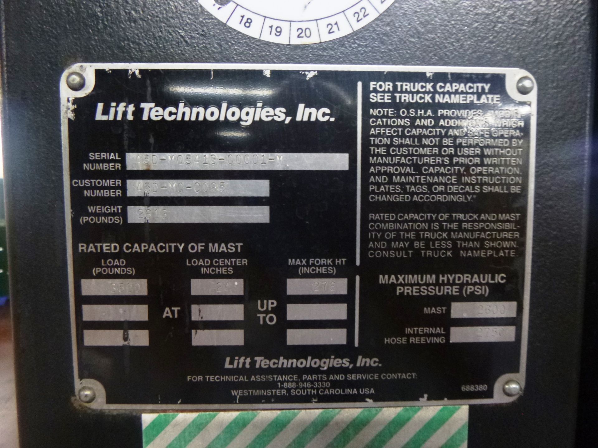 Daewoo Electric Forklift (Restricted Removal: Not available for removal until after May 1st.) - Image 5 of 5