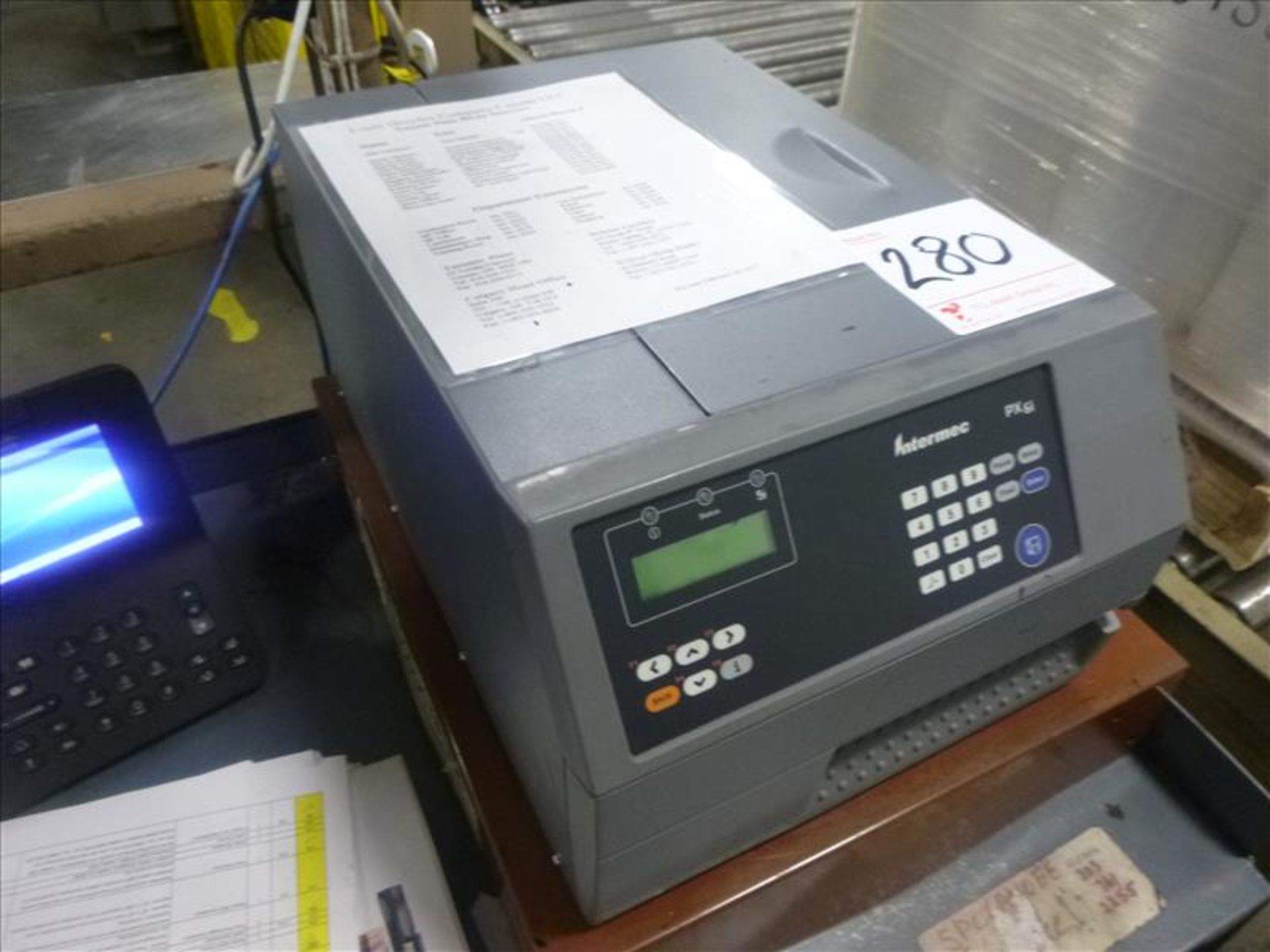 Intermec Label Printer, model PX6i, ser. no. 01521222026