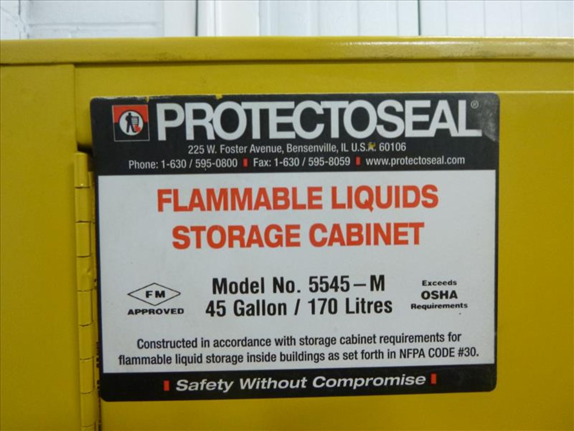 Flammable Storage Cabinet - Image 2 of 2