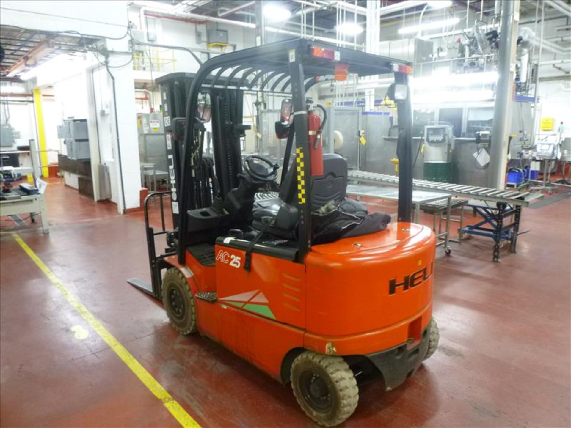 Heli AC25 electric forklift truck, model CPD25, ser. no. 050251G8459, 4512 lbs. cap. @ 24" load