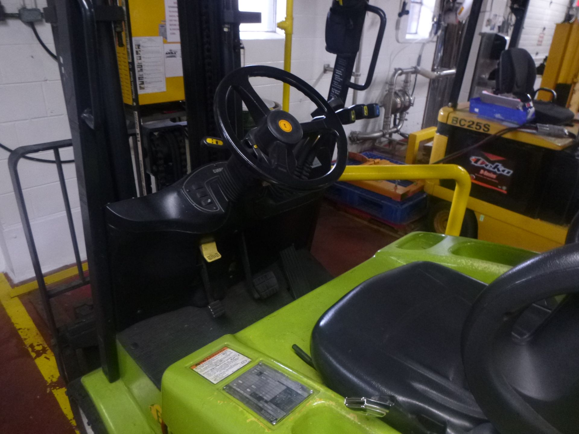 Clark Electric Forklift, model ECG25, 4800 lb capacity to 189" lift height, s/n ECG358-1054-9571 KF, - Image 3 of 4