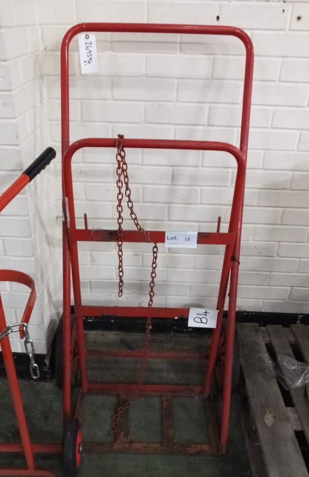 Fire extinguisher trolley