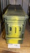 M4121 Ammo container with various sized ring spanners