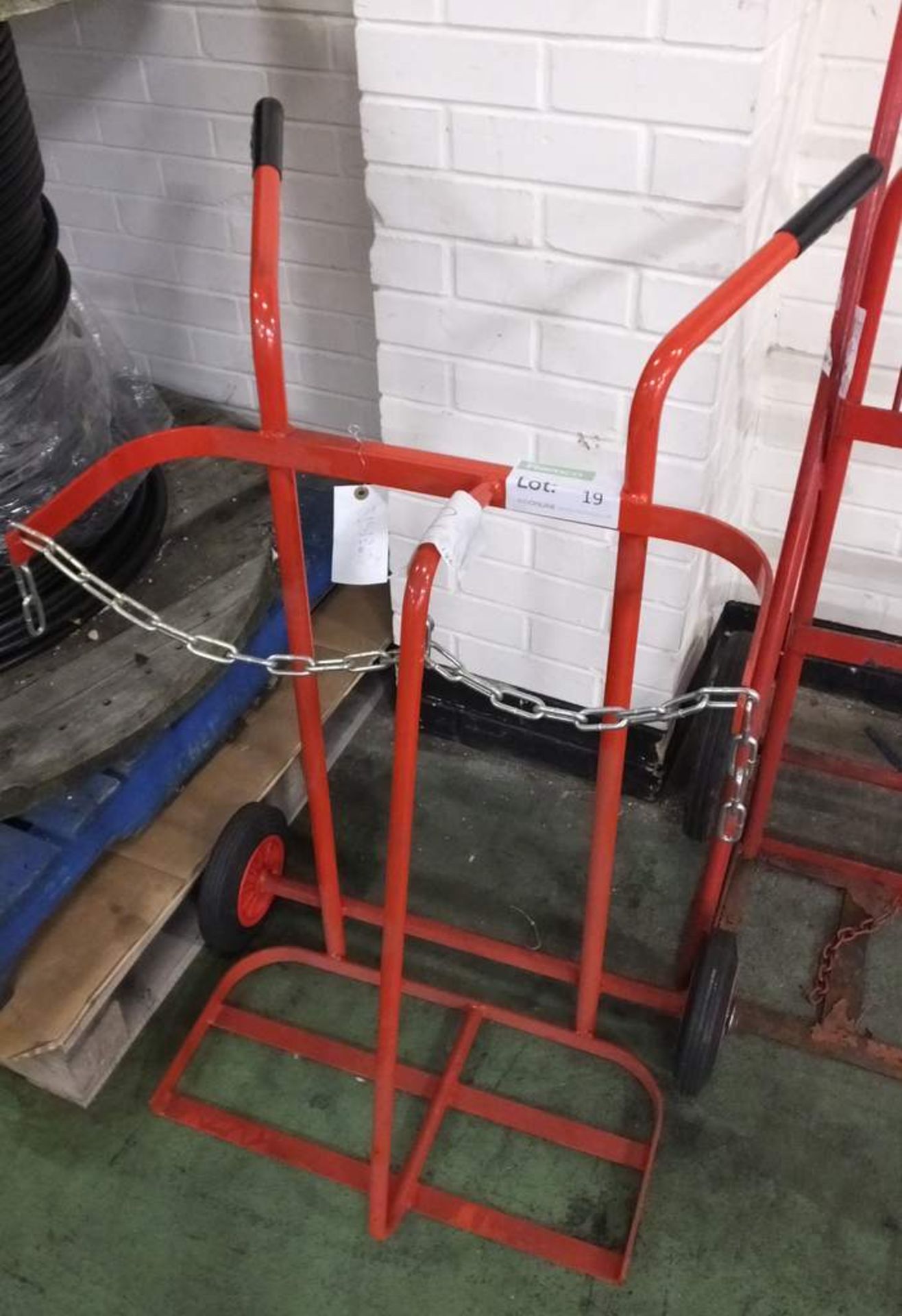 Fire extinguisher trolley