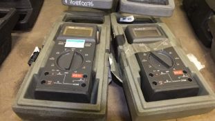 6x Fluke 25 multimeter