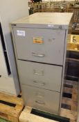 2x Office filing cabinets