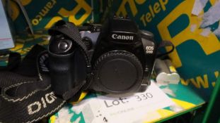 Canon EOS 60D camera body and battery