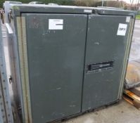 Shipping storage container 155x110x150cm (WxDxH) approximately