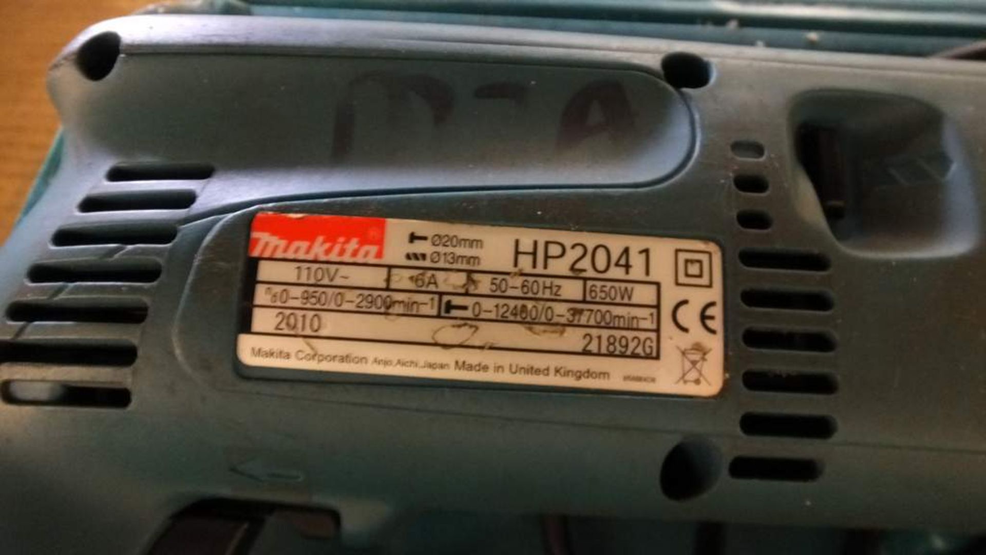 Makita HP2041 electric drill - Image 3 of 3